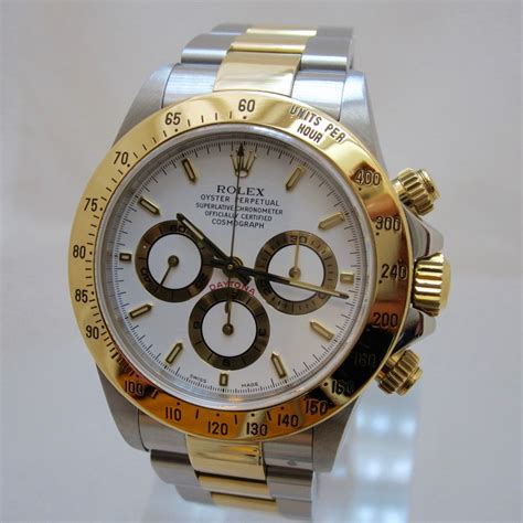 rolex daytona zenith acciaio e oro|rolex 16523 daytona.